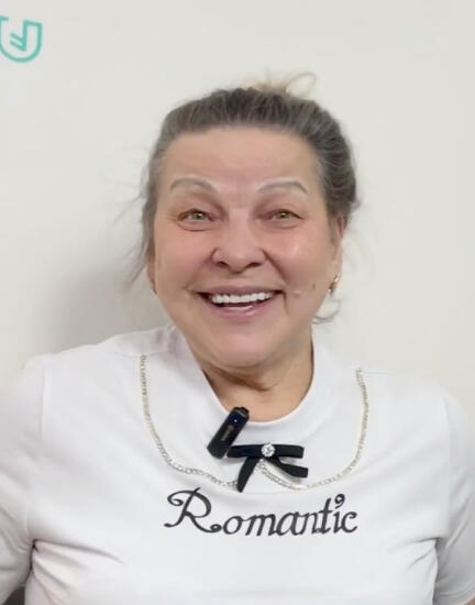 Отзыв Марии, Беларусь, о тотальной имплантации зубов на нижней челюсти по технологии All-on-6 | Стоматологическая клиника 401.by